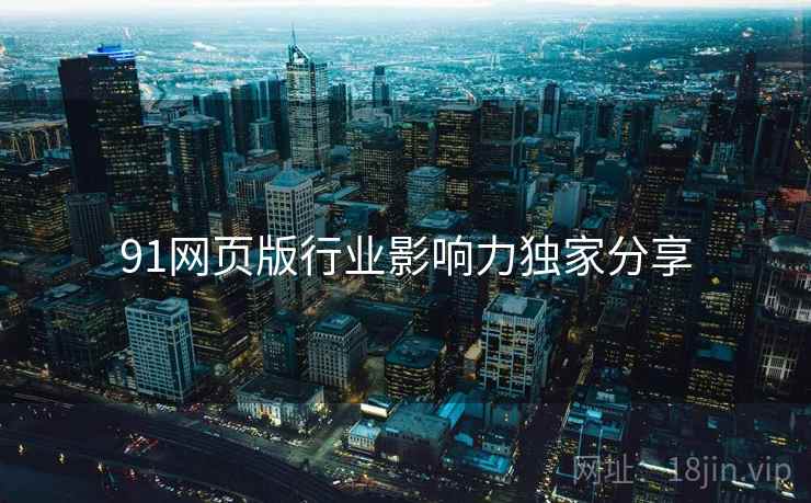 91网页版行业影响力独家分享