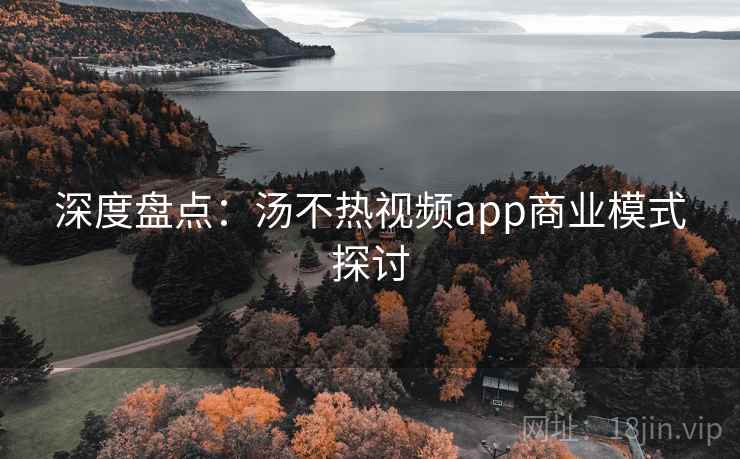 深度盘点:汤不热视频app商业模式探讨